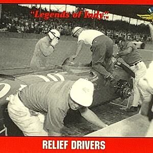 1955 Tony Bettenhausen & Relief Driver Paul Russo, 1992 Legends of Indy #96, NM+